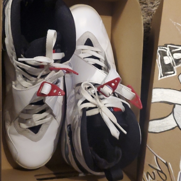 Jordan Retro 8 bugs bunny used sz10.5 - Picture 10 of 10